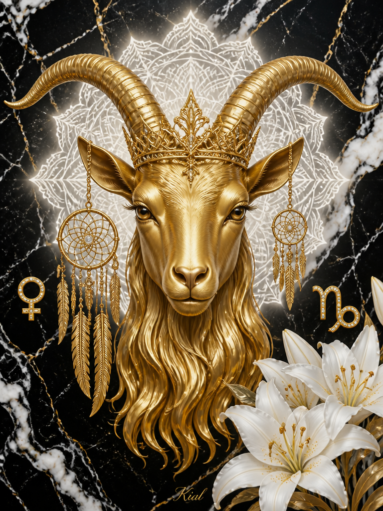 CAPRICORN — 100% unique zodiac wall art from ArtbyKial