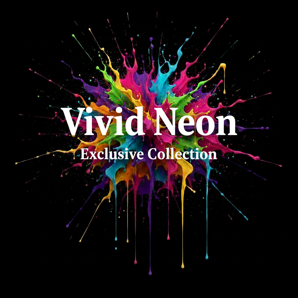 Vivid Neon Splash uden tekst